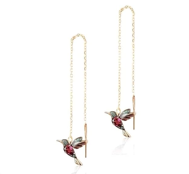Earrings – Rhinestone Bird Dangle Earrings for Women & Girls