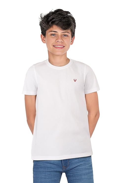Boys Crew Neck Tshirt with stag
