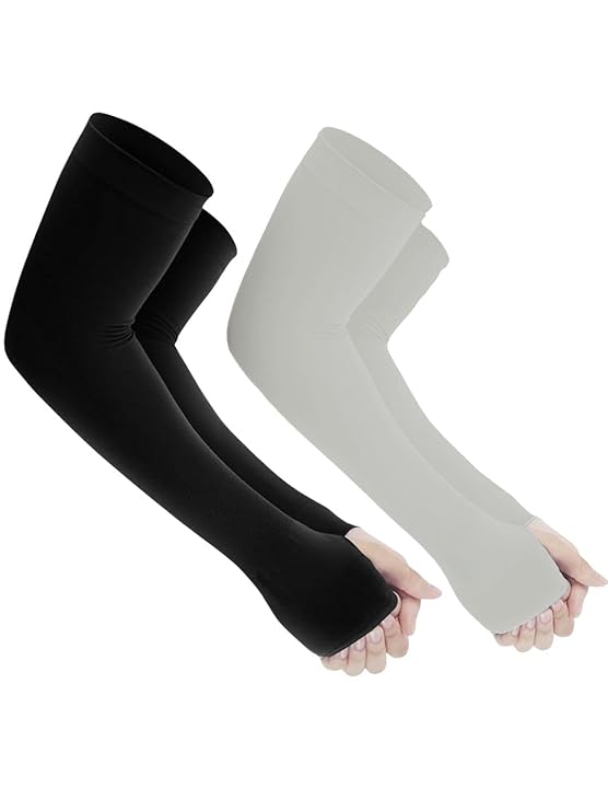 Arm Sleeves For Men & Women UV Sun Protection, UPF 50 Cool Arm Hand Cover Unisex For Bike ride,Golf,cricket,cycling,yoga,gym Sport