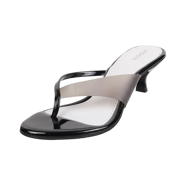 Women Kitten Heel Slip-on Sandal