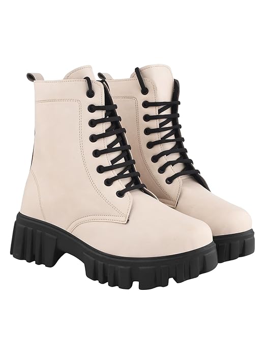 Women Lace-Up Boots