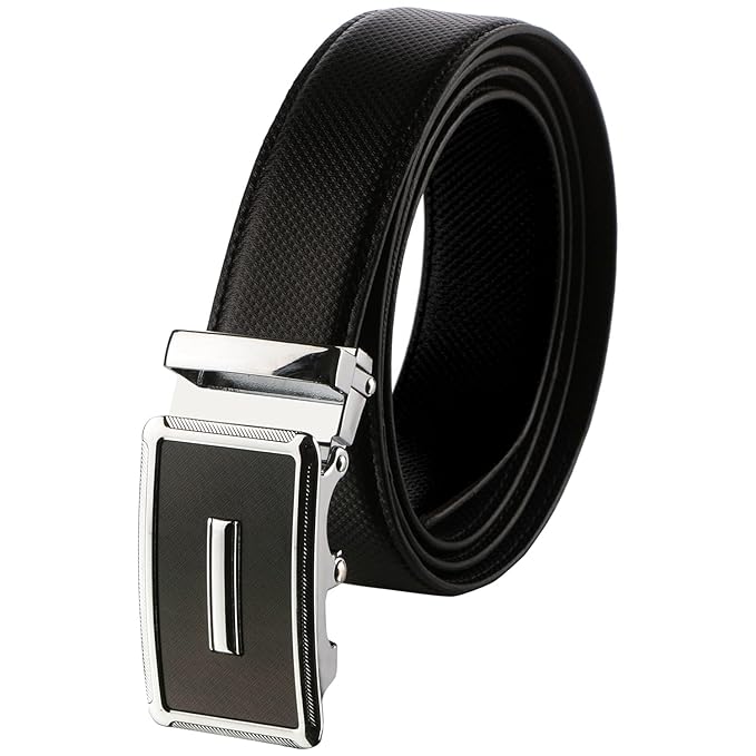 Men's Auto Lock Leather Belt