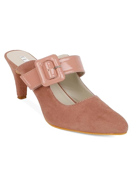 Women Stylish Slipon Pump Shoes with Stiletto Heels, Pointed Toe