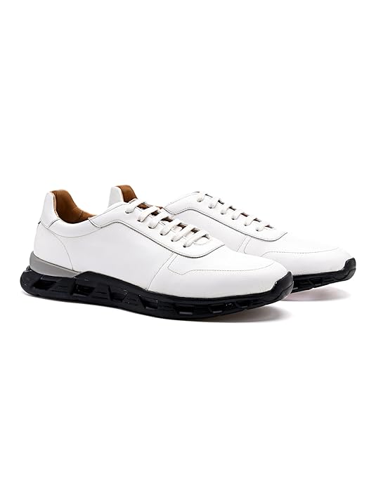 Mens Smart Casual Extralight Leather Sneakers (Extralight Sole)