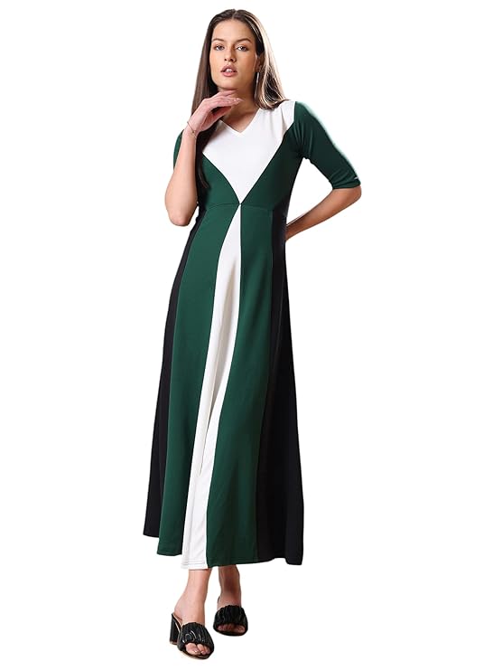 Women’s Fit & Flare Maxi Dress