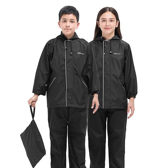 Raincoat for Kids-Waterproof & Windproof Rainwear for Boys & Girls