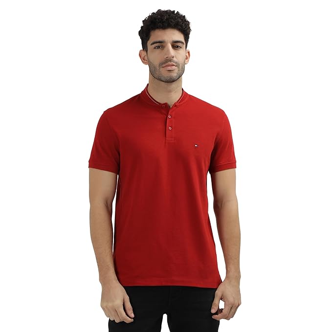 Men's Cotton Solid Slim Fit Polo