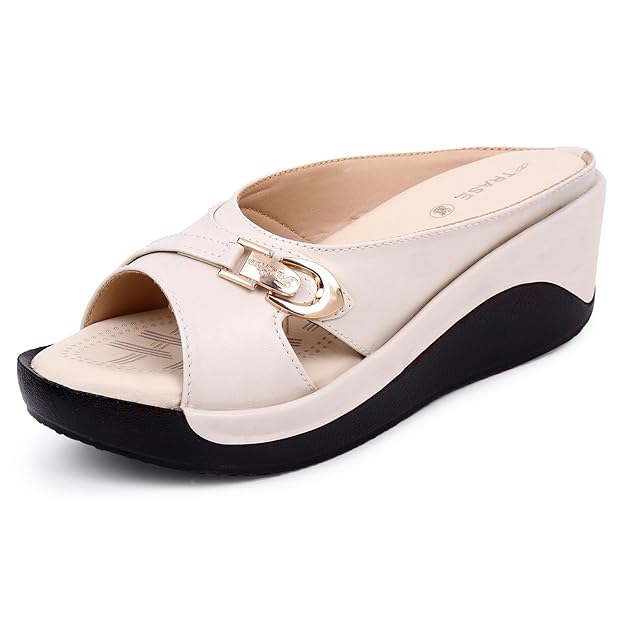 Women's Fashion Sandal, Faux Leather, Comfortable and Stylish Wedges|