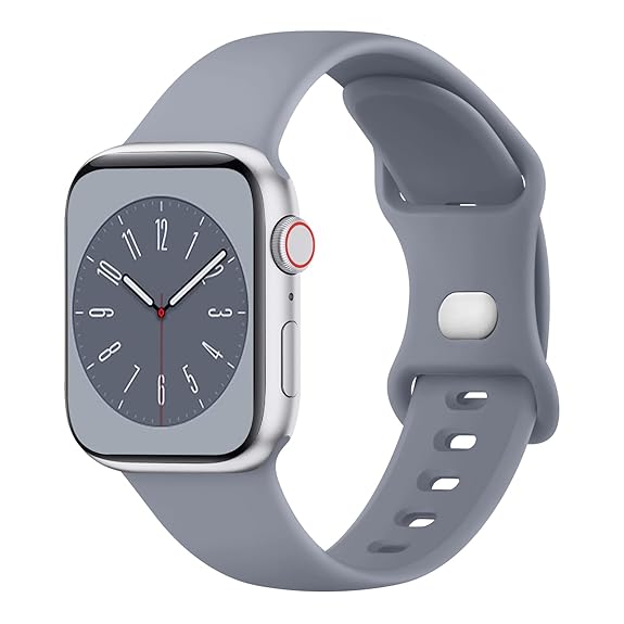 Compatible with Apple Watch Series 10 9 8 7 6 5 4 3 2 1 SE Ultra Women & Men(Only Strap, No Watch), Silicone Band for iWatch 46mm 45mm 44mm 42mm 49mm 41mm 40mm 38mm