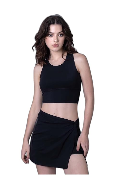 Women's 3 Piece Swim Set Top and Swimskirt with Boy Short |Swimming Suit for Women