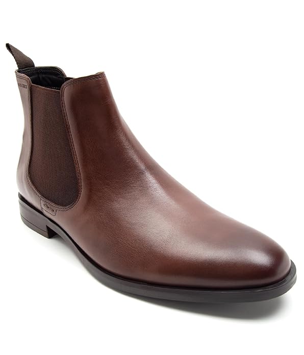 Men's Chelsea Boots – Genuine Leather – Classic Formal Ankle Boots for Office & Occasion