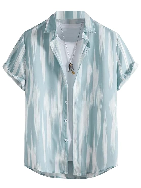 Boy's Printed Regular Fit Shirt