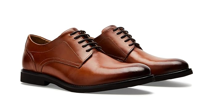 Mens Formal Classic Derby Leather Shoes
