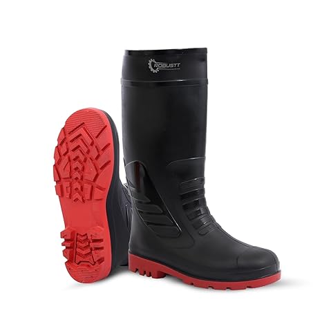 shoe Lightweight Gum Boots | Standard Steel Safety Shoes | Size - 8 |
