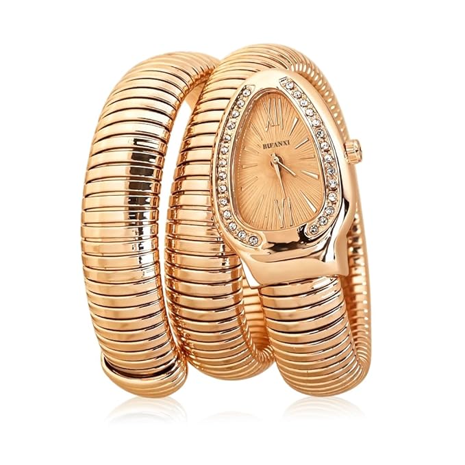 Women Analogue 28mm Gold Dial 15mm Stainless Steel Strap Watch