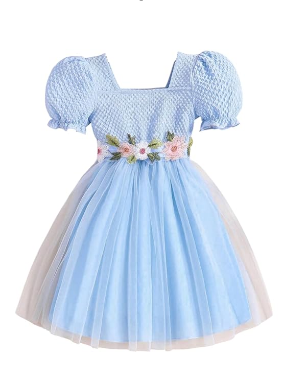 Girl's Net KD-397 Knee-Length Dress