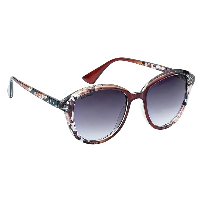 Grey Oval 100% UV protected Sunglasses for Women