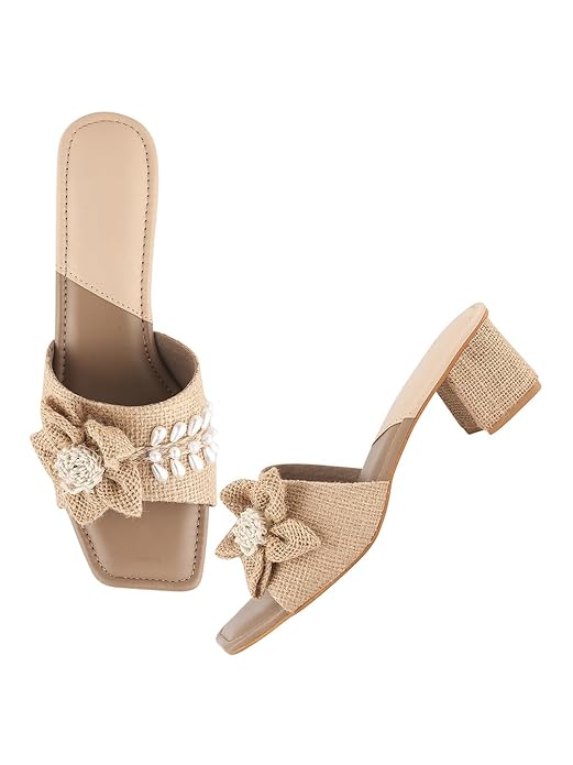 Comfortable Stylish Alluring Block Heels Light Weight Trendy Heels For Women & Girls
