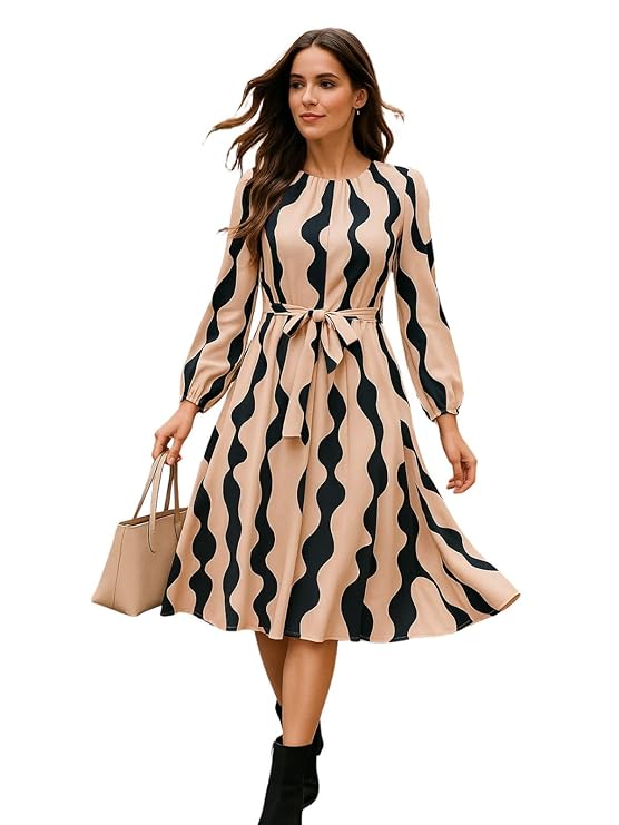 Printed Maxi Dresses for Women – Trendy Long One Piece Summer Outfit | Lightweight Flared Dress for Casual & Holiday Wear