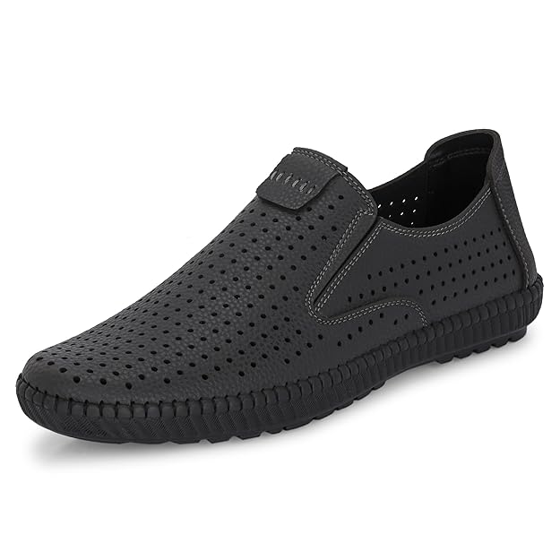 Flexible Formal Shoe for Men | Stylish Slip-On with Soft Cushioned Insole |