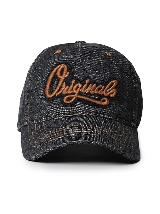 Navy Blue Denim Cap