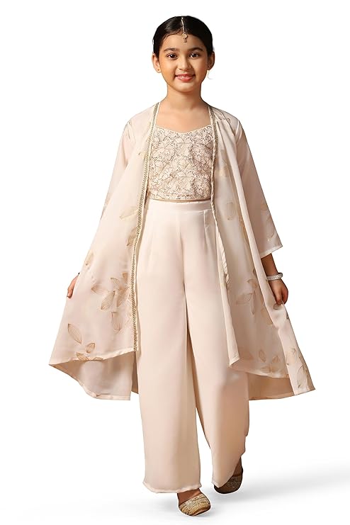 Girls Georgette Salwar Suit Set|Girls Ethnic Salwar Suit Set