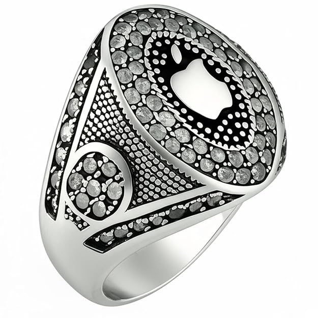 CORE ICON RING - Pure Stainless Steel Men’s Steel-Plated Ring – Statement Luxury Jewelry