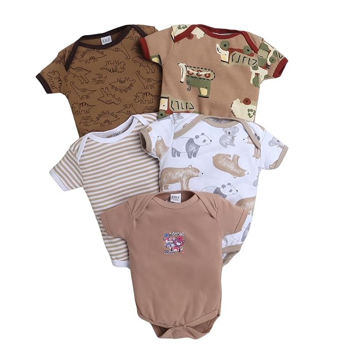 New Born Baby Multi-Color Cotton Sleep Suit Romper Body Jumpsuti Body Suit for Boys and Girls Combo Set