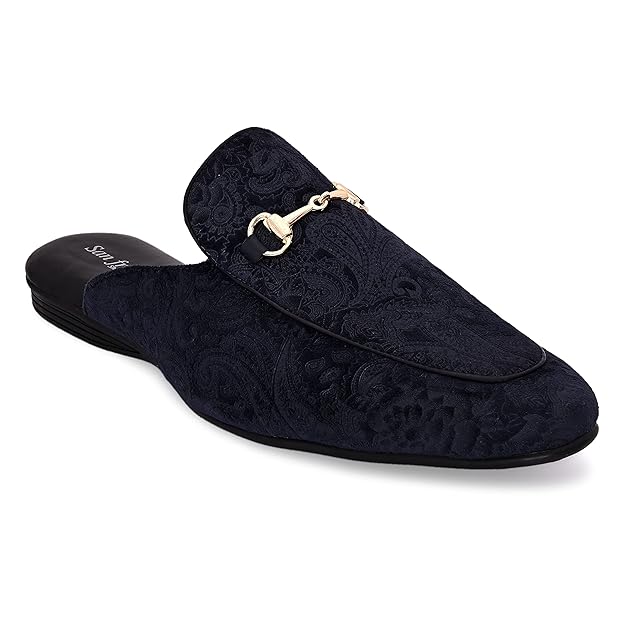 Men's Casual Mules Leatherette Velvet