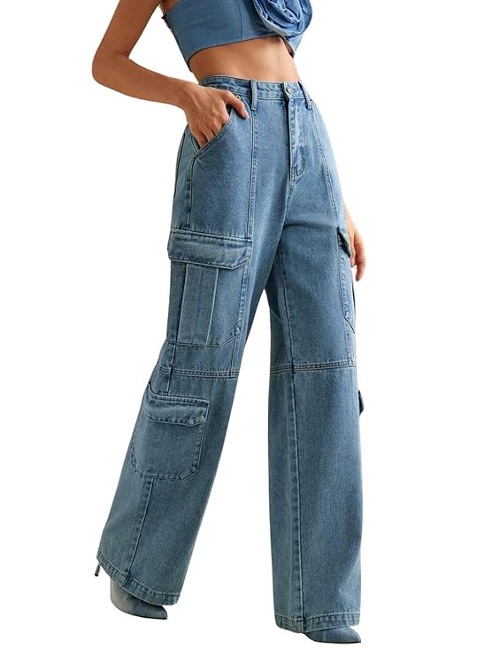 Jeans for Women | Bootcut Jeans for Women High Waist | Women Jeans | Baggy Jeans for Women High Waist | Bell Bottom Jeans for Women
