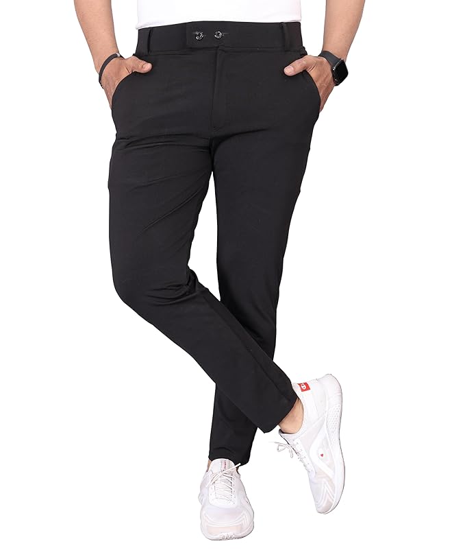 Men's Stretchable Stretchable Formal Pant Trousers