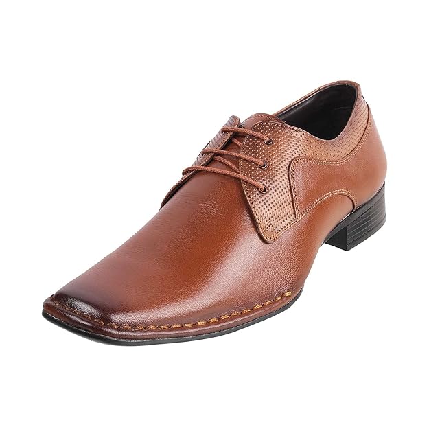 Formal Lace-up Faux Leather Stylish Moccasin Loafer