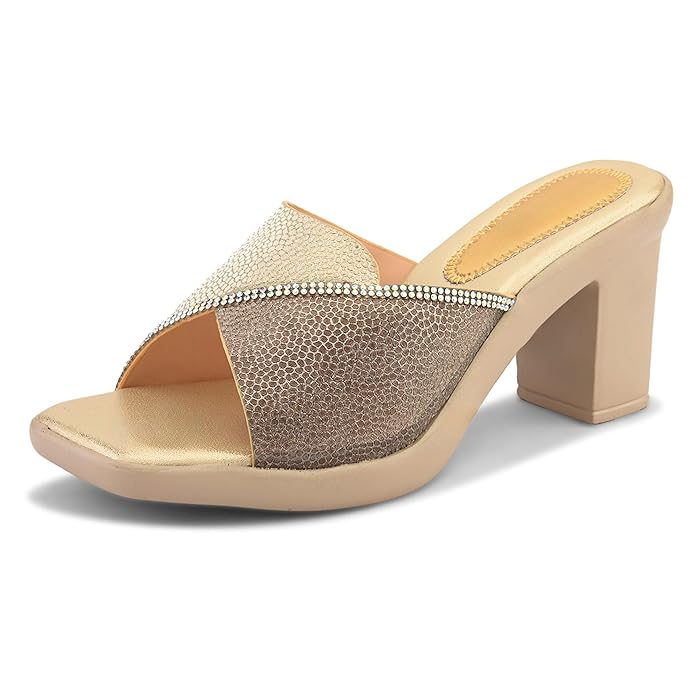 Women's Heel Sandals | Elegant High Heel Sandals for Ladies | Soft Cushioned Footbed for Enhanced Comfort | Stylish & Chic Design | Durable and Comfortable Fashion