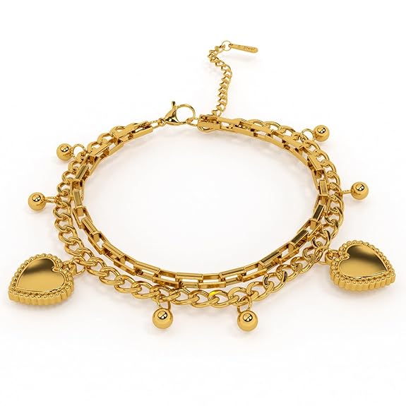 Hearts All Over Bracelet for Women - Gift for Girls & Women