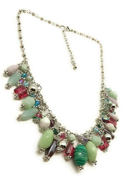 Latest Trendy Boho Charms Western Fashion Jewellery Necklace for Girls and Women(4452) (Multi colour)
