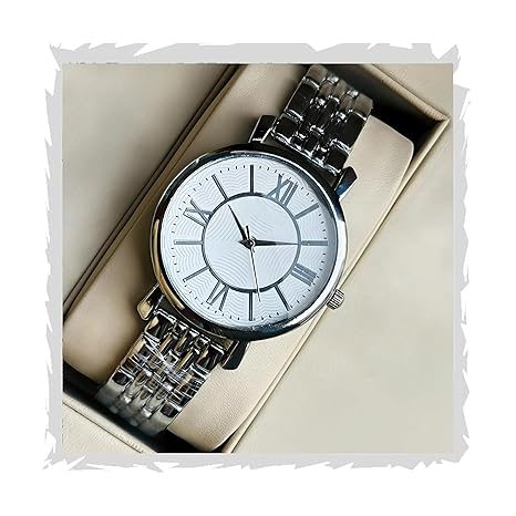 Women Analogue Wrist Watches for Women's & Girls&Miss&Ladies Diamond Studded Roman Dial Rosegold Colored Stylish Bracelet Strap