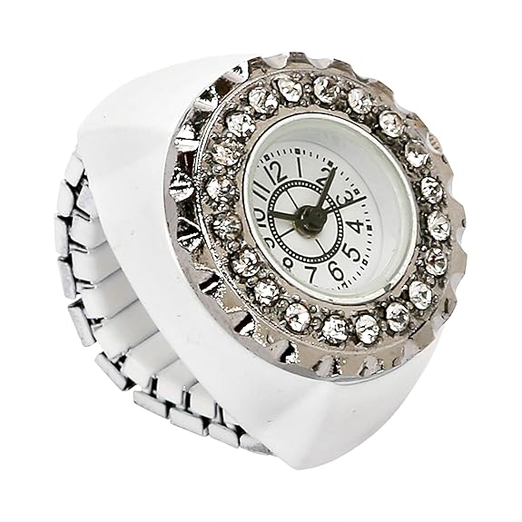 Jewellery Stylish Unisex Finger Ring Watch for Girls
