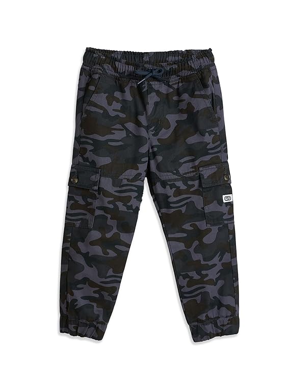 Symbol Boy's Cotton Cargo Jogger | Elasticated Waistband and Cuff | Stretchable | Age 2-14 Years