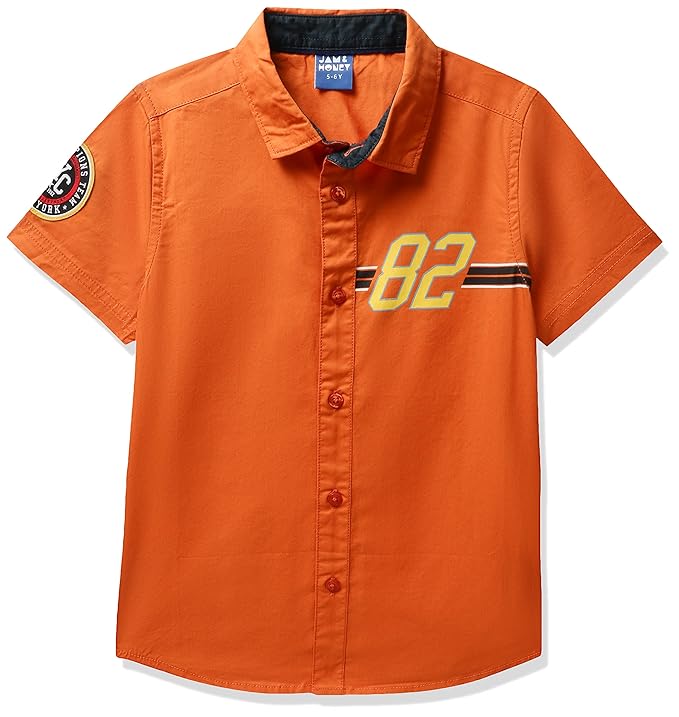 Symbol Boys 100% Cotton Solid Casual Shirt | Half Sleeves |